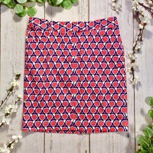 Van Heusen Geometric Circle Print Mini Skirt